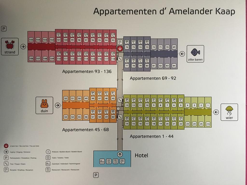 Appartement Ut & Thus, Resort Amelander Kaap Hollum  Eksteriør bilde
